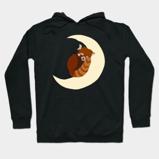 Red Panda Moon Hoodie